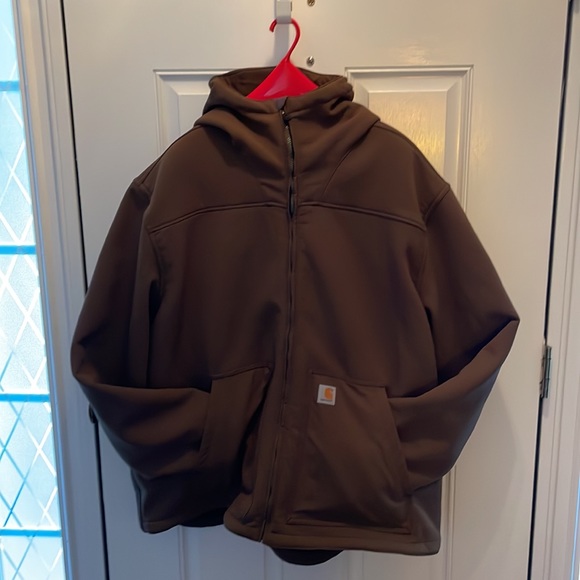 Men’s Carhartt Super Dux Active Jacket, 3XLT, Coffee Color - Picture 2 of 5